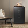 Digital Security Safe Box with alarm ; Lock Box Safe with Inner Cabinet LED Light; Home Safe for Money Jewelry Documents; black