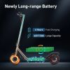 iscooter i9 us electric scooter with bag motor 350W 42v7.5ah, speed up to 30km/h 8.5 inch 2 wheel  folding adult with LED