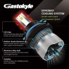 Gastokyle 9007 HB5 LED Headlight Bulbs,10000 Lumens 60W Super Bright LED Headlights Conversion Kit 6500K Cool White,Quick Installation Halogen Replace