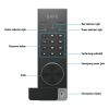 Digital Security Safe Box with alarm ; Lock Box Safe with Inner Cabinet LED Light; Home Safe for Money Jewelry Documents; black