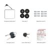 Digital Security Safe Box with alarm ; Lock Box Safe with Inner Cabinet LED Light; Home Safe for Money Jewelry Documents; black