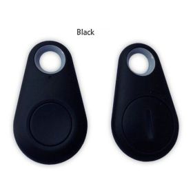Anti-lost Whistle Key Finder Wireless Alarm Smart Tag Key Locator Keychain Tracker Whistle Sound LED Light Things Tracker (Color: black)